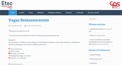 Desktop Screenshot of etecmam.com.br